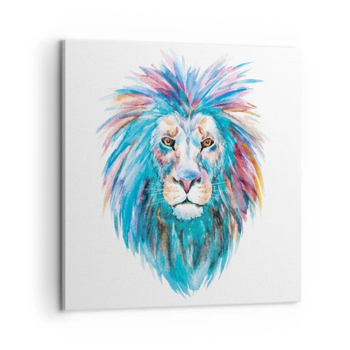 Canvastavla - Bild på duk - Elektrifierande aura - 60x60 cm