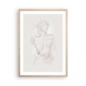 Affisch i ram av ljusek - Som ett känsligt instrument - 50x70 cm