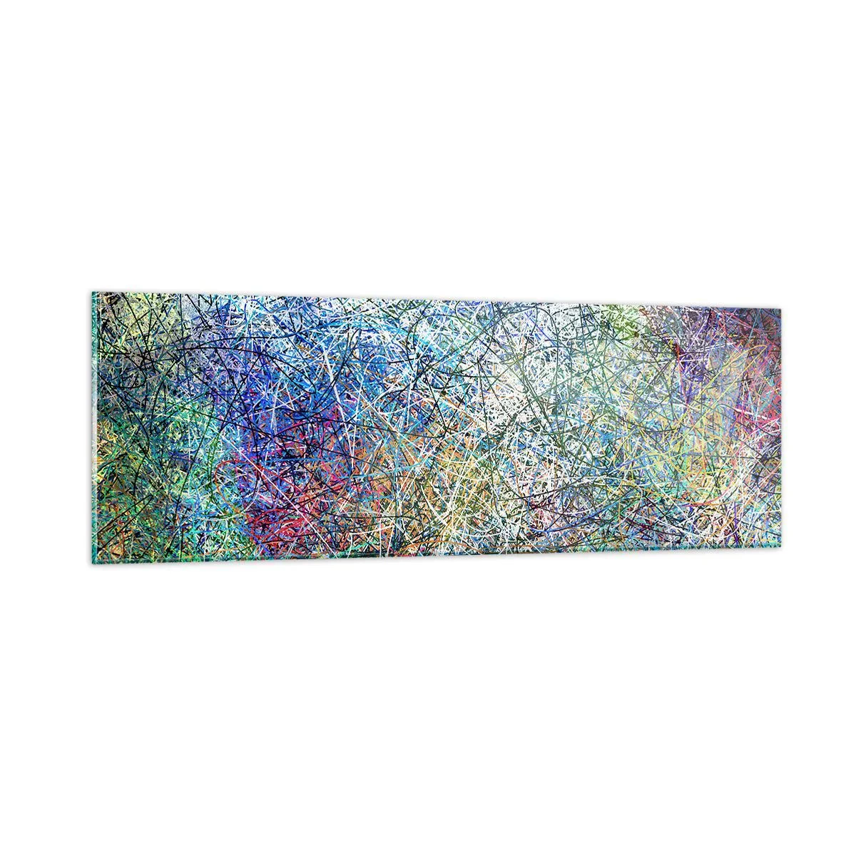 Glastavla - Bild på glas - Det är inte så enkelt - 90x30 cm