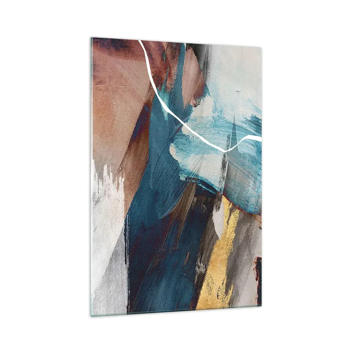 Glastavla - Bild på glas - Med styrka och energi - 70x100 cm