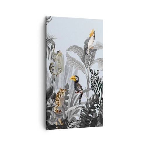Canvastavla - Bild på duk - Afrikansk saga - 45x80 cm