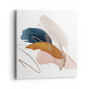 Canvastavla - Bild på duk - Bevingad komposition - 40x40 cm