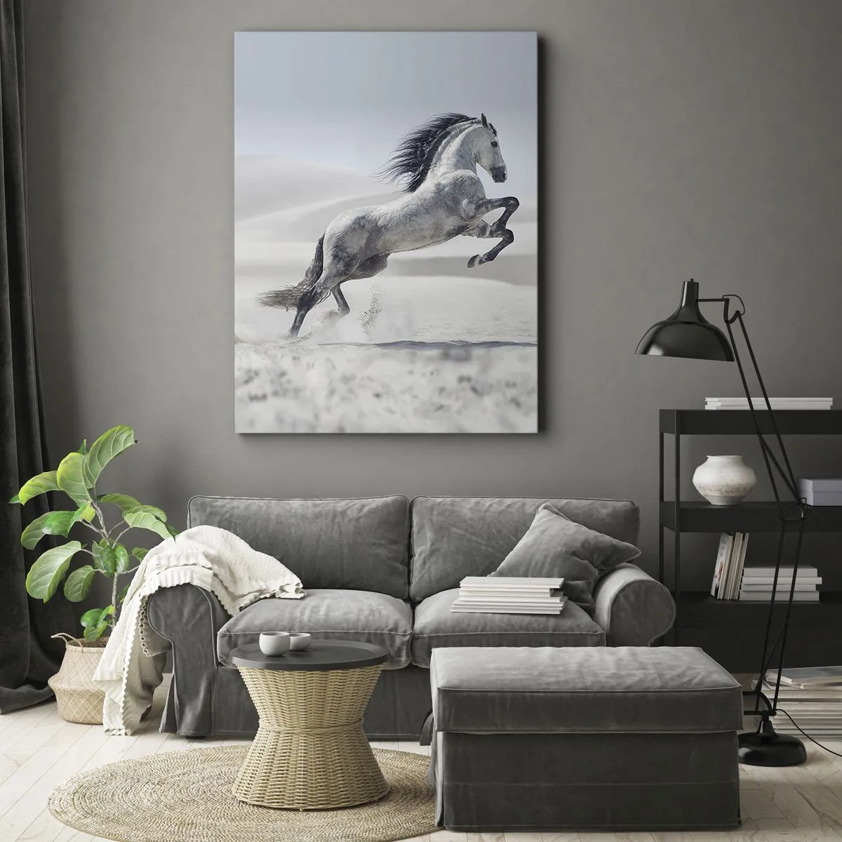 Canvastavla - Bild på duk - Arabisk prins - 50x70 cm
