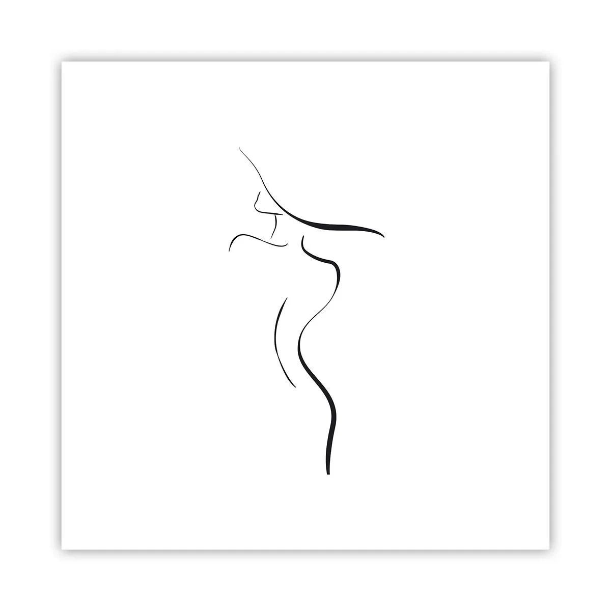 Affisch - Svårfångad som en våg - 30x30 cm