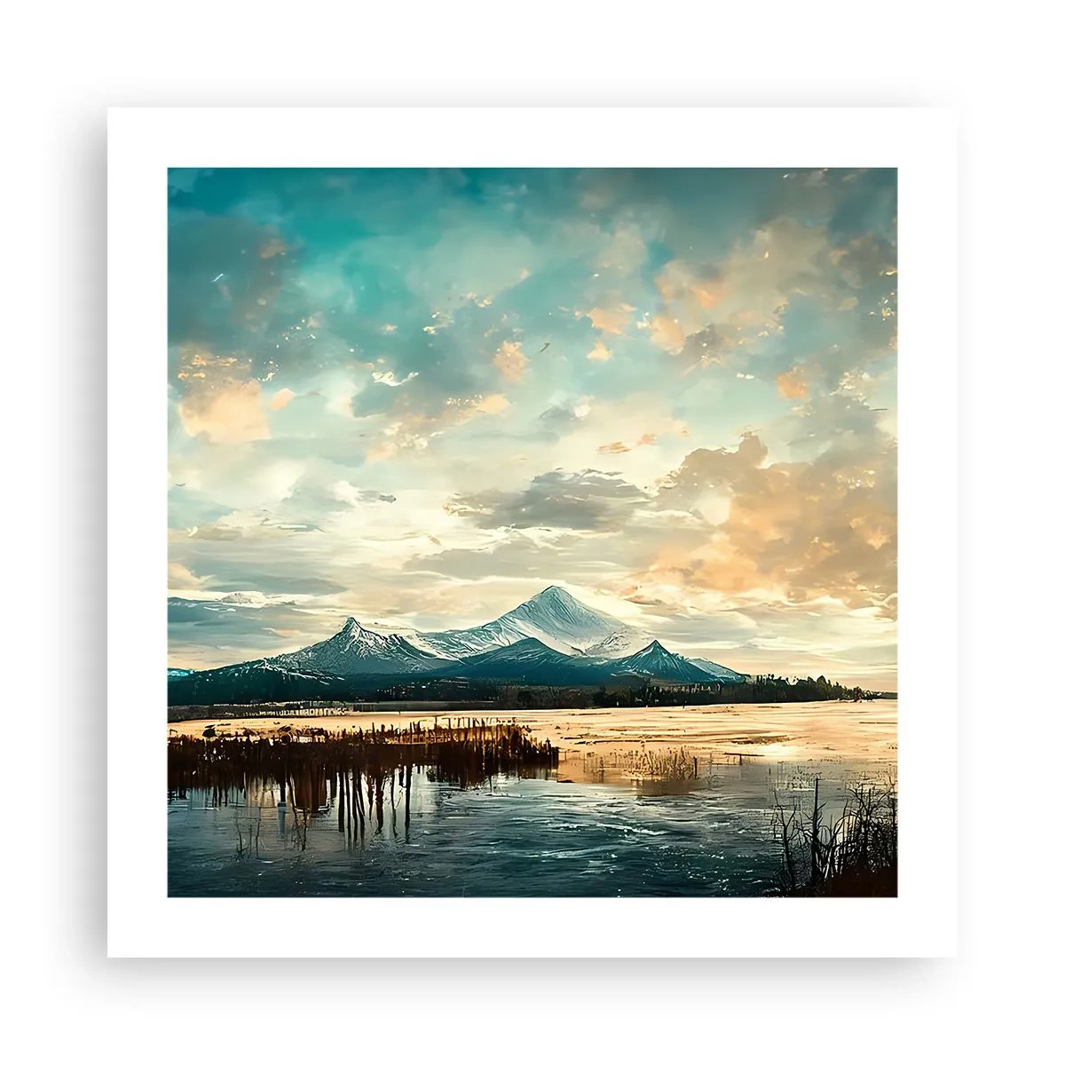 Affisch - Under himlens skydd - 50x50 cm