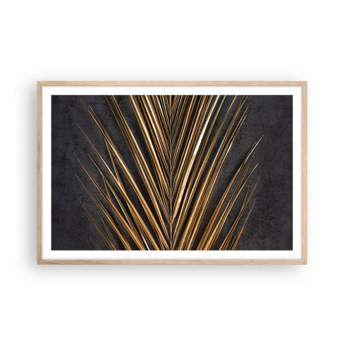 Affisch i ram av ljusek - Tropikens guld - 91x61 cm