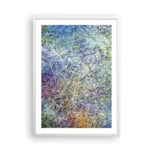 Affisch i vit ram - Det är inte så enkelt - 50x70 cm