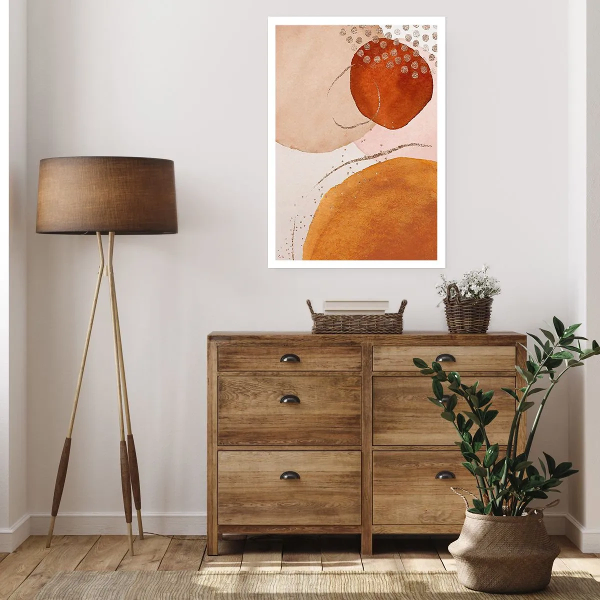 Affisch - Rundhet och rörelse - 40x50 cm