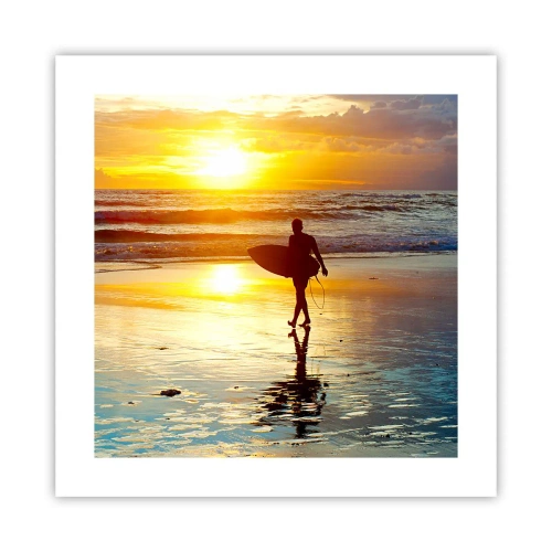 Affisch - Kämpes återkomst - 40x40 cm