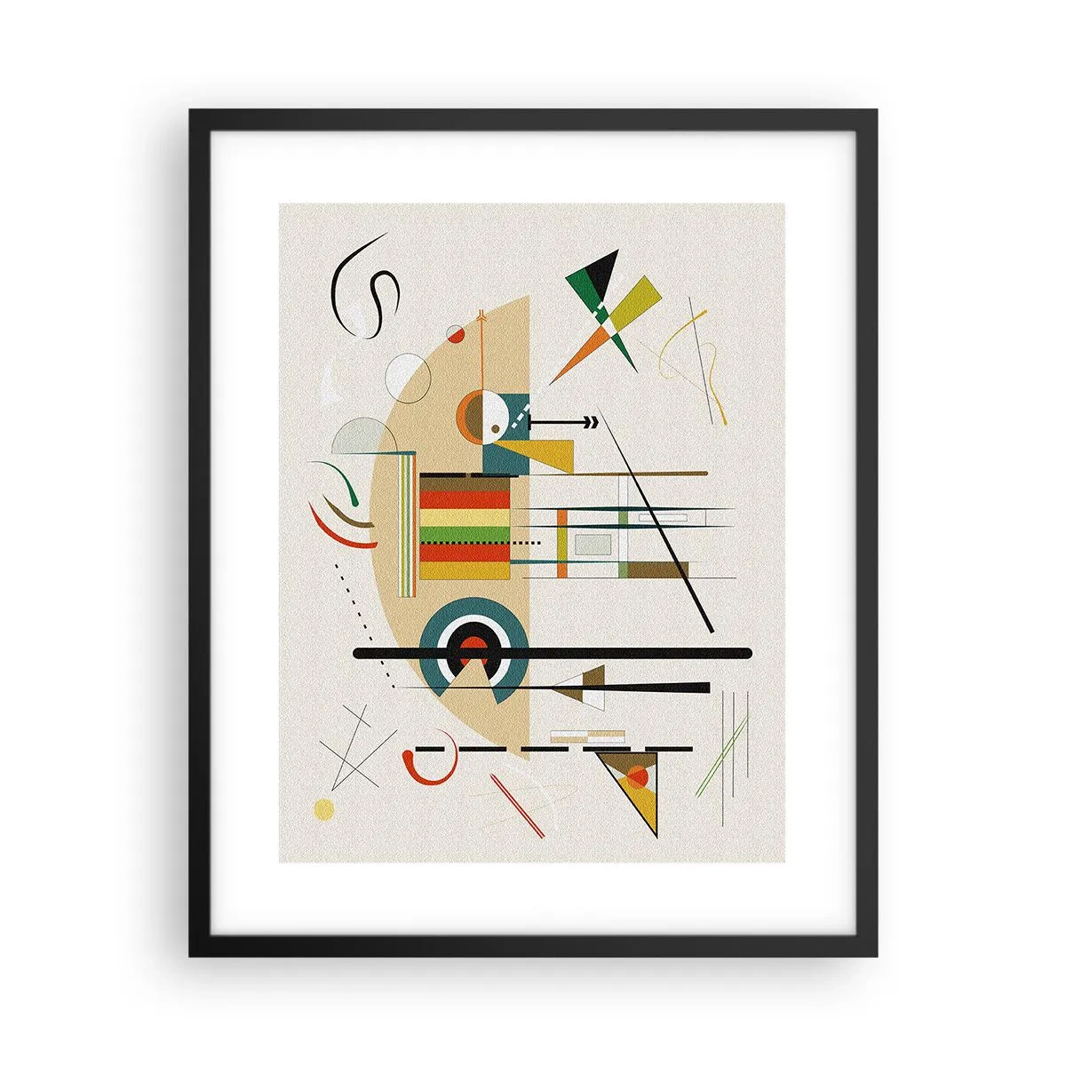 Affisch i svart ram - Så världen skrattar - 40x50 cm