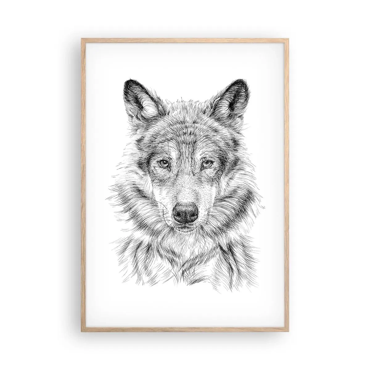 Affisch i ram av ljusek - En född ledare - 70x100 cm