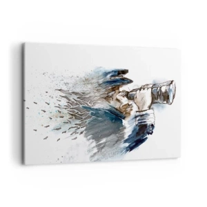 Canvastavla - Bild på duk - Tio i Beauforts skala - 100x70 cm