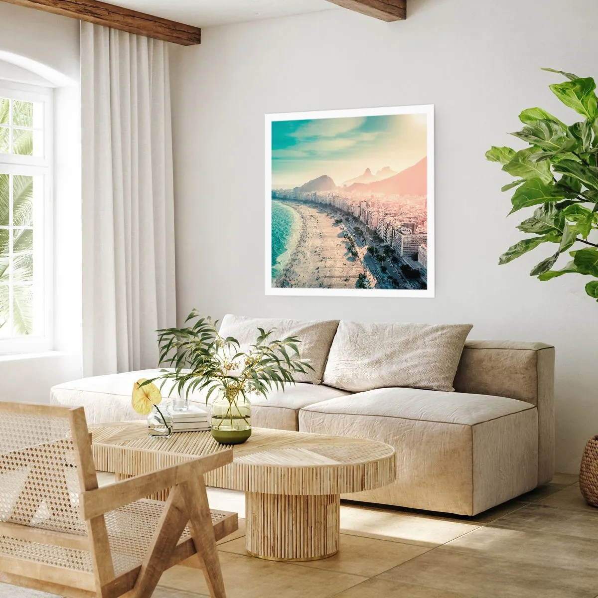 Affisch - Evig semester i Rio - 40x40 cm
