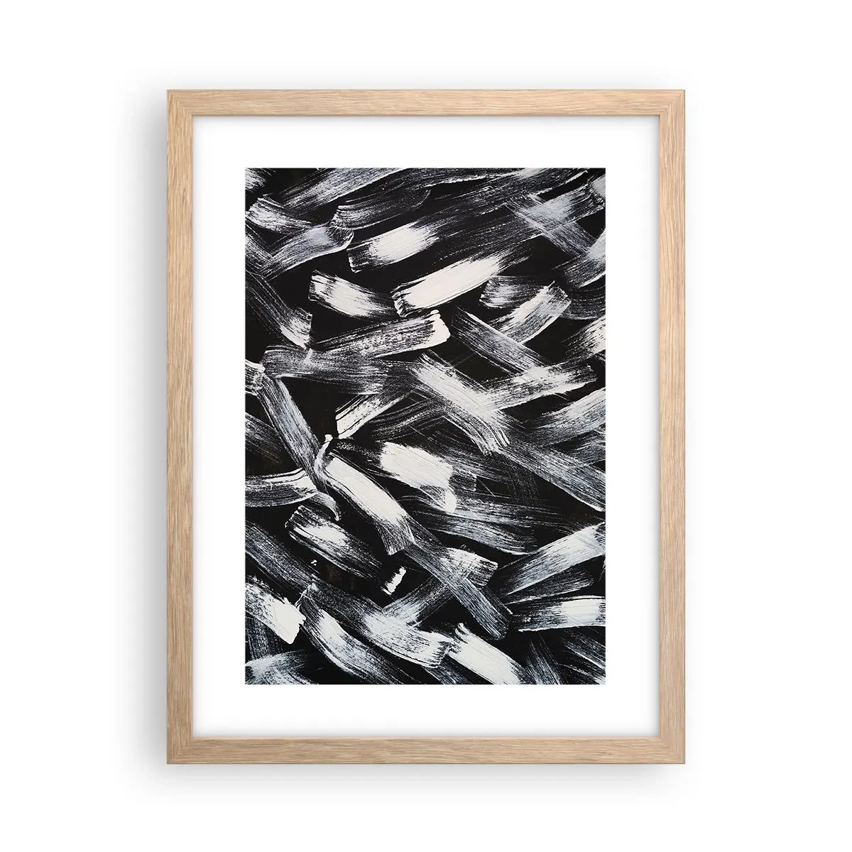 Affisch i ram av ljusek - Abstraktion i industriell anda - 30x40 cm