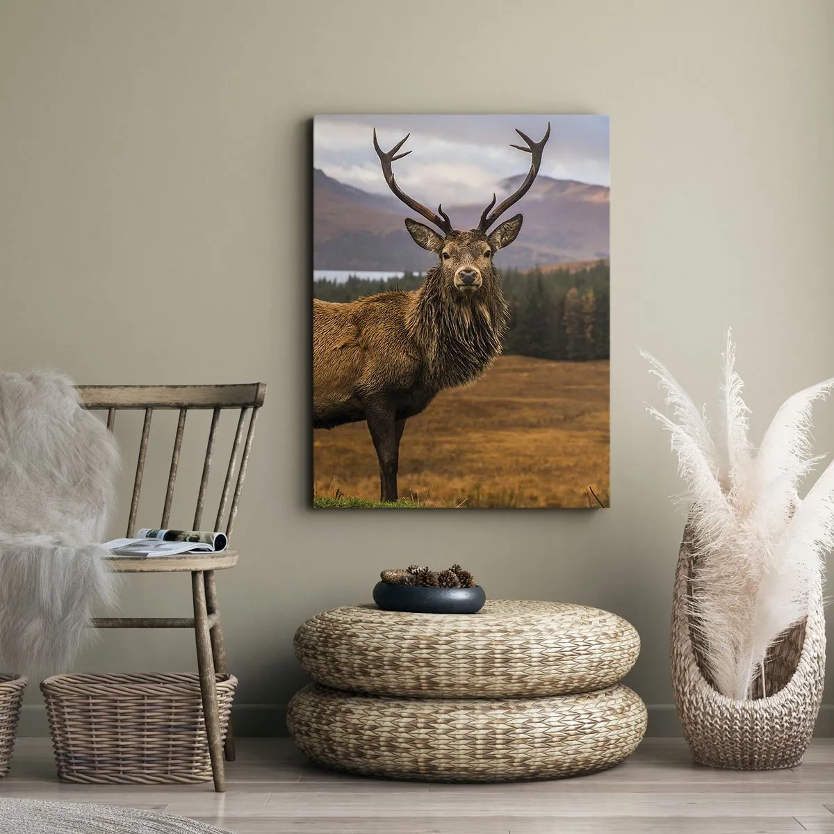 Canvastavla - Bild på duk - Naturens majestät - 70x100 cm