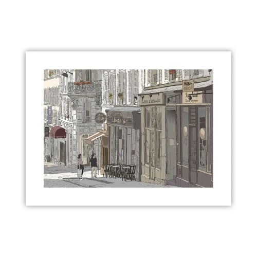 Affisch - Stadens nöjen - 40x30 cm