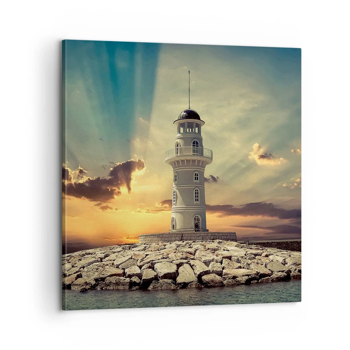 Canvastavla - Bild på duk - Ljus - Godhet - Skönhet - 60x60 cm