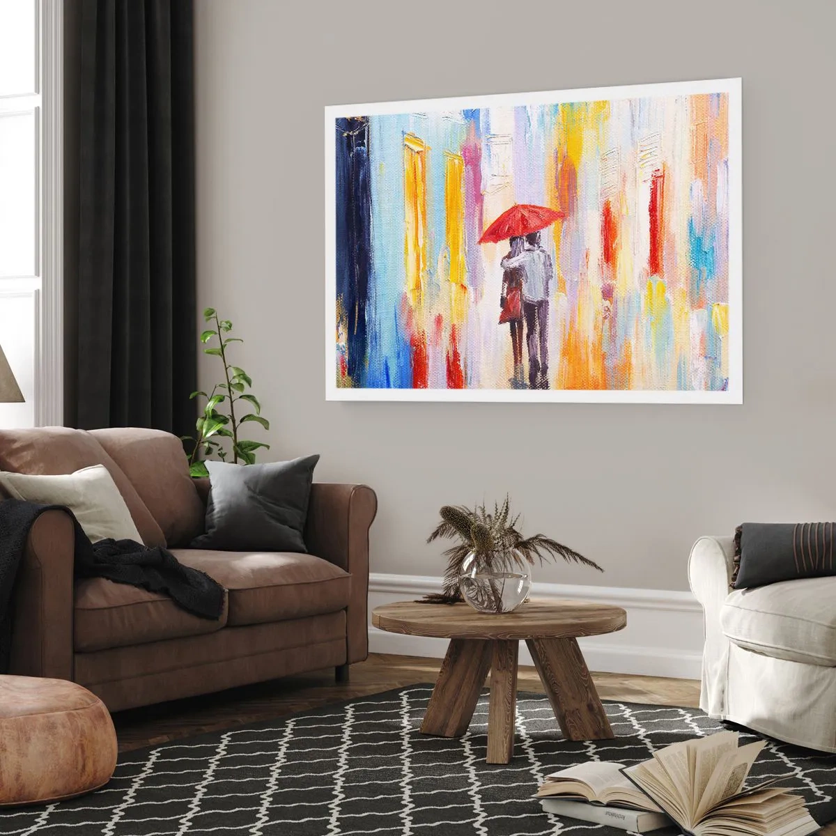 Affisch - Må det fortsätta regna - 50x40 cm