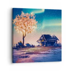 Canvastavla - Bild på duk - Naturen är tidlös - 30x30 cm