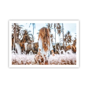 Affisch - Född ur gräsdun - 91x61 cm