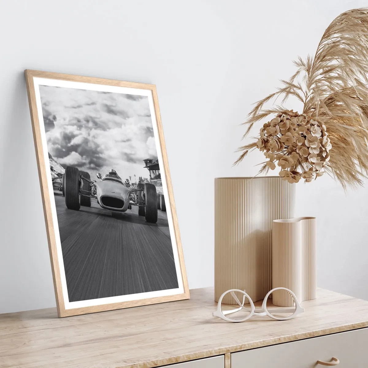 Affisch i ram av ljusek - Kraften finns! - 40x50 cm