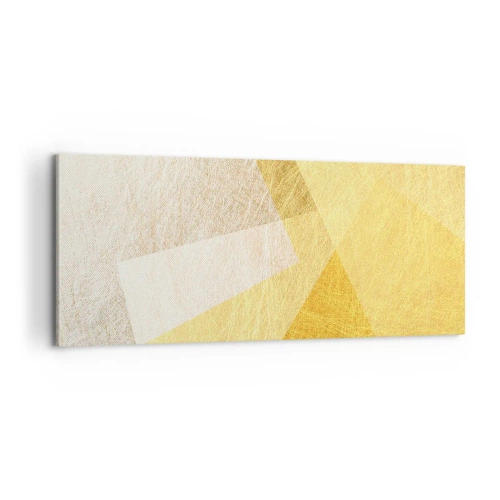 Canvastavla - Bild på duk - Geometriskt väder - 100x40 cm