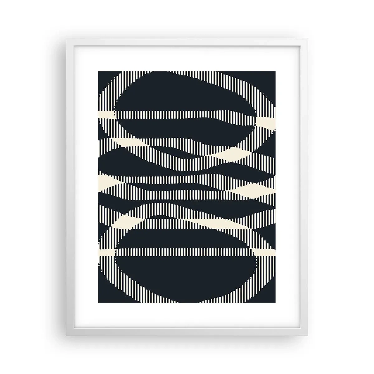 Affisch i vit ram - Försök att bryta mörkret - 40x50 cm