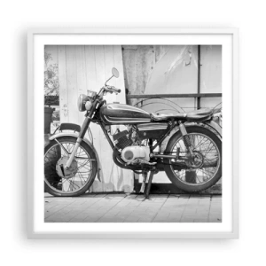 Affisch i vit ram - Klassik framför allt - 60x60 cm