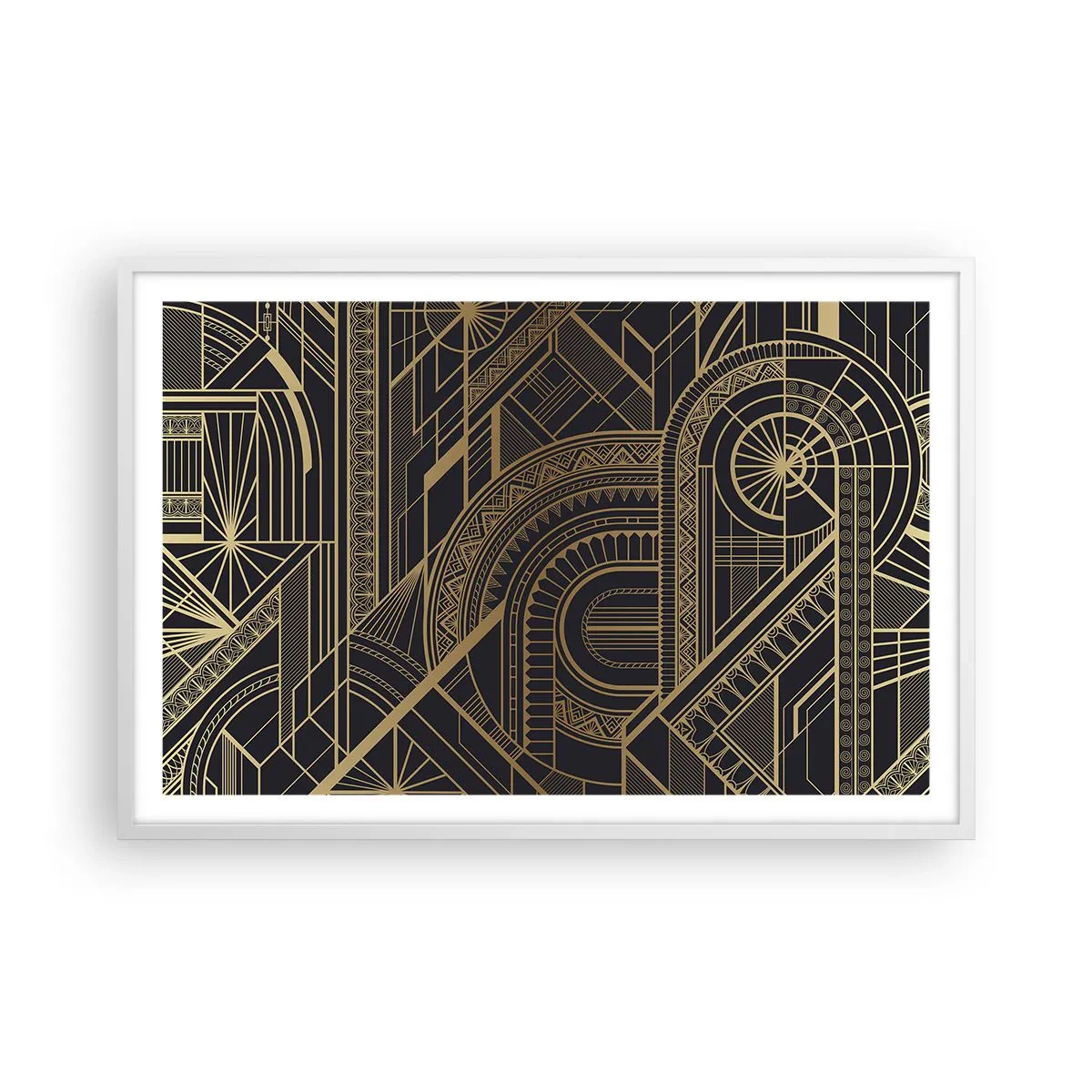 Affisch i vit ram - Koncept, idéer, planer - 91x61 cm