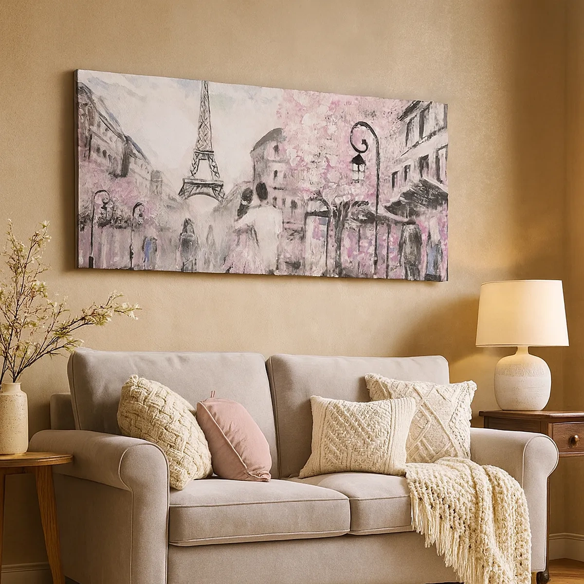 Canvastavla - Bild på duk - Bli kär bara i... - 30x30 cm