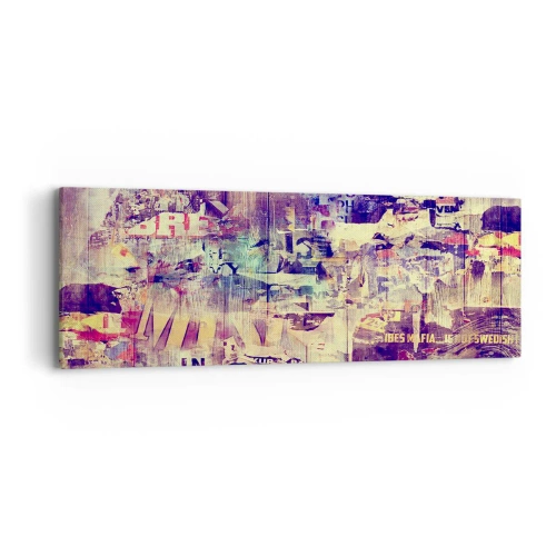 Canvastavla - Bild på duk - Och så mycket blir det klar - 90x30 cm