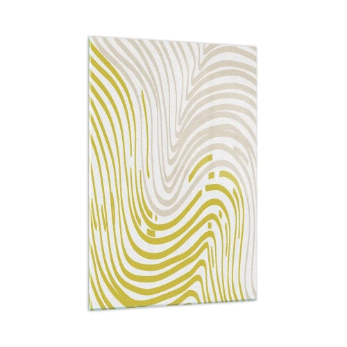 Glastavla - Bild på glas - Komposition med en mjuk böjning - 70x100 cm