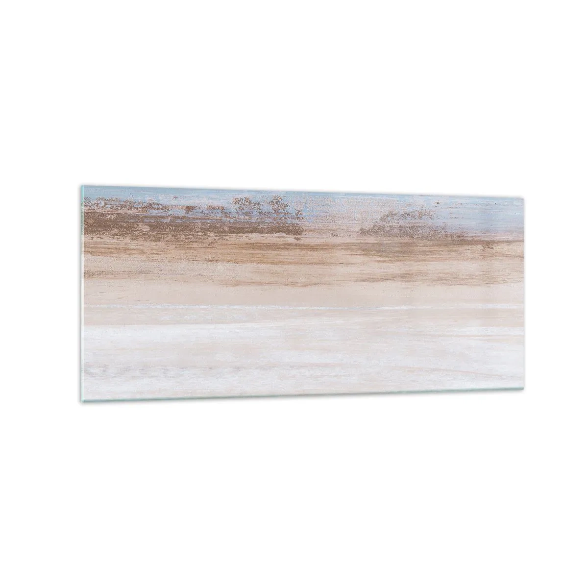 Glastavla - Bild på glas - Tvetydigt landskap - 120x50 cm