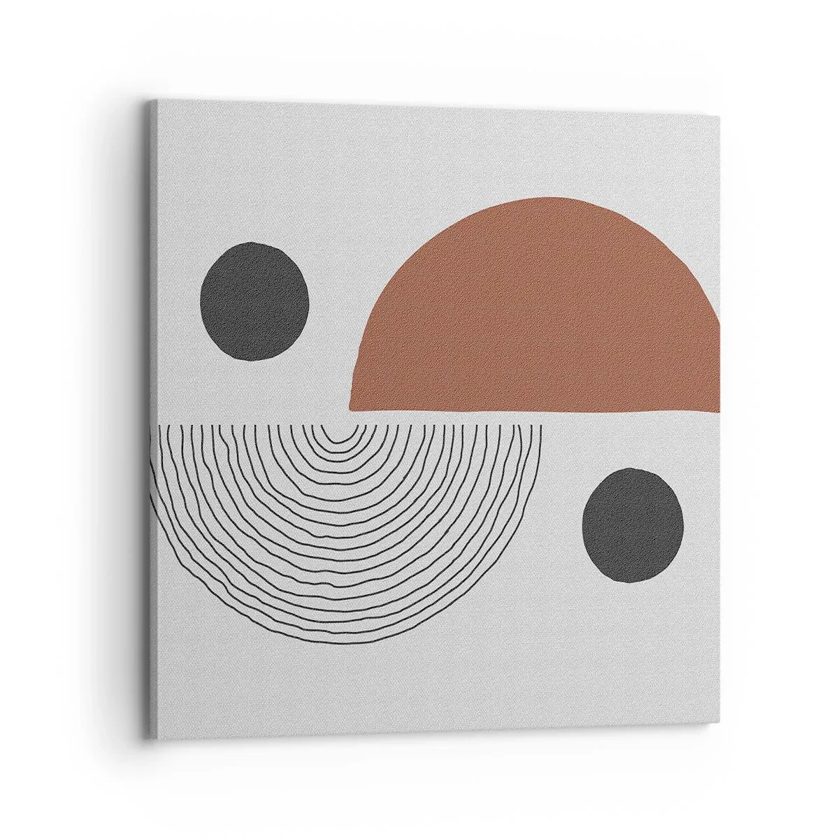 Canvastavla - Bild på duk - Hjulets perfektion - 70x70 cm