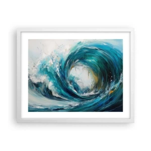 Affisch i vit ram - Havsportal - 50x40 cm