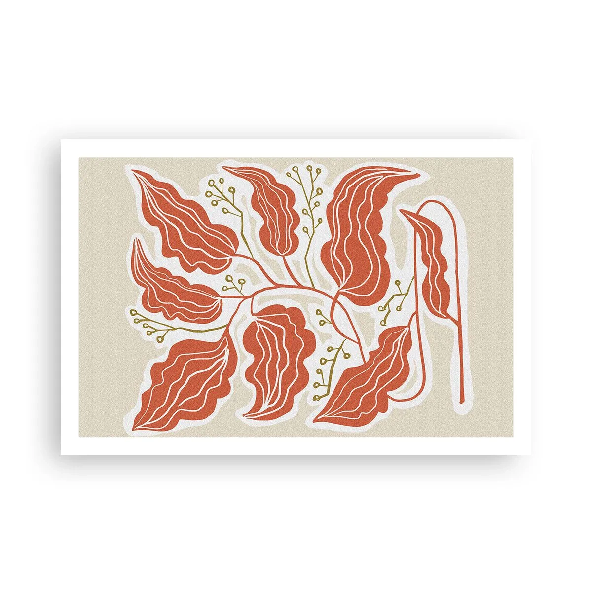 Affisch - Folkligt och naturligt - 91x61 cm