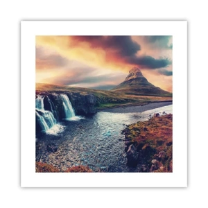 Affisch - I naturens majestät - 40x40 cm