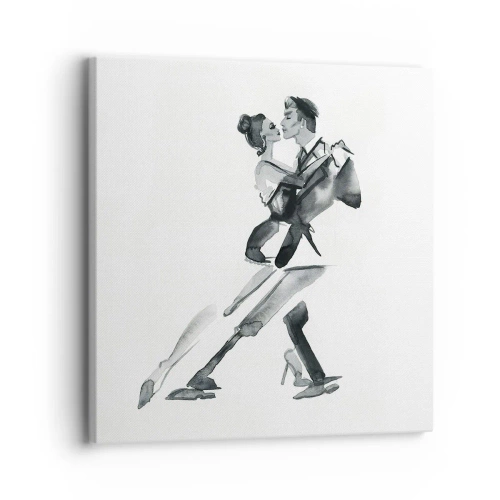 Canvastavla - Bild på duk - I en rytm - 30x30 cm