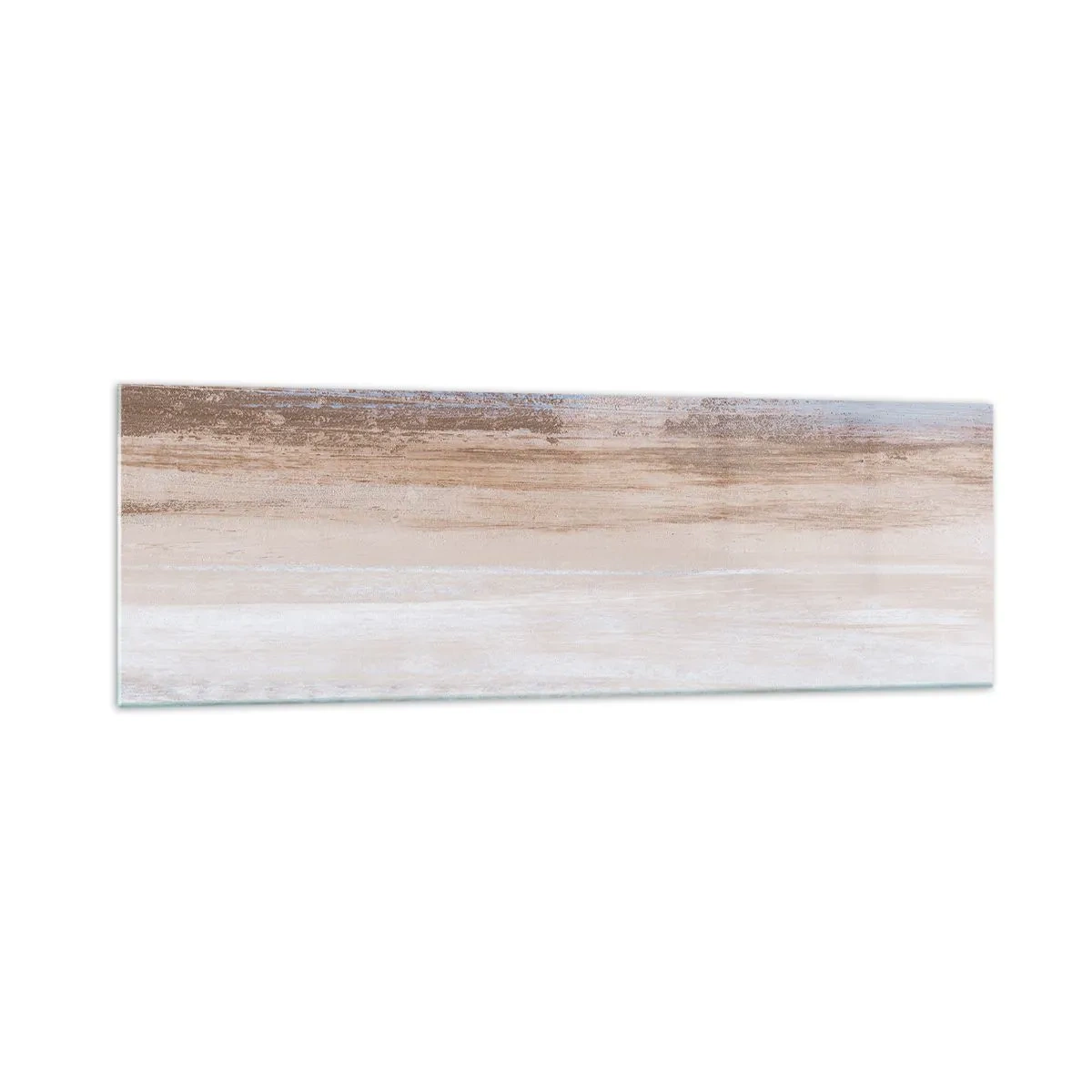 Glastavla - Bild på glas - Tvetydigt landskap - 160x50 cm