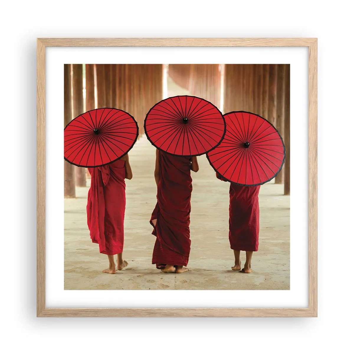 Affisch i ram av ljusek - På väg mot Rena landet - 50x50 cm