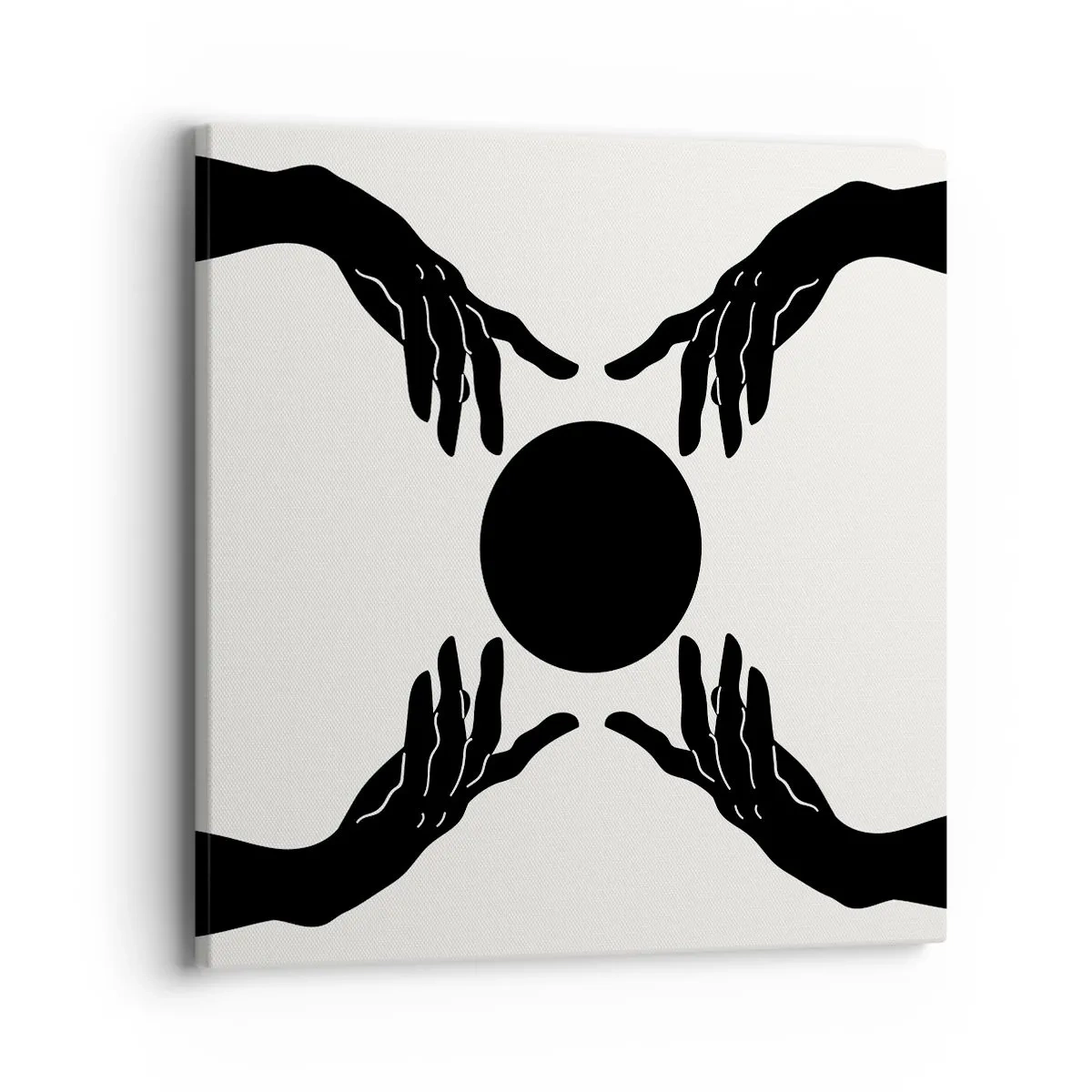 Canvastavla - Bild på duk - Ett hemligt tecken - 40x40 cm