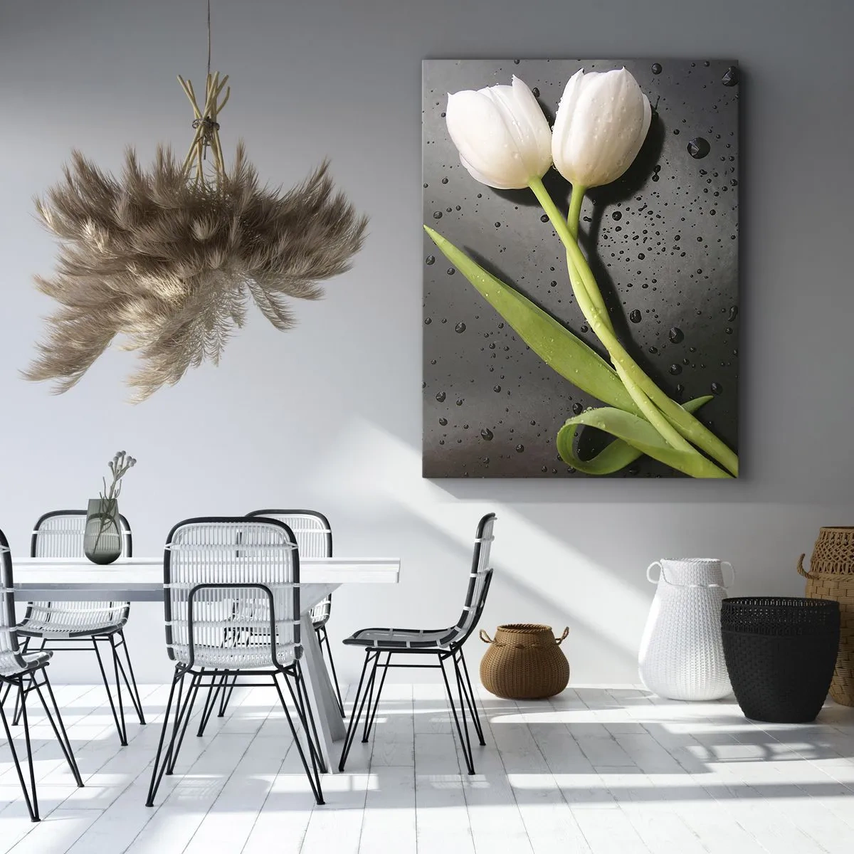 Canvastavla - Bild på duk - Vårfläta - 50x70 cm