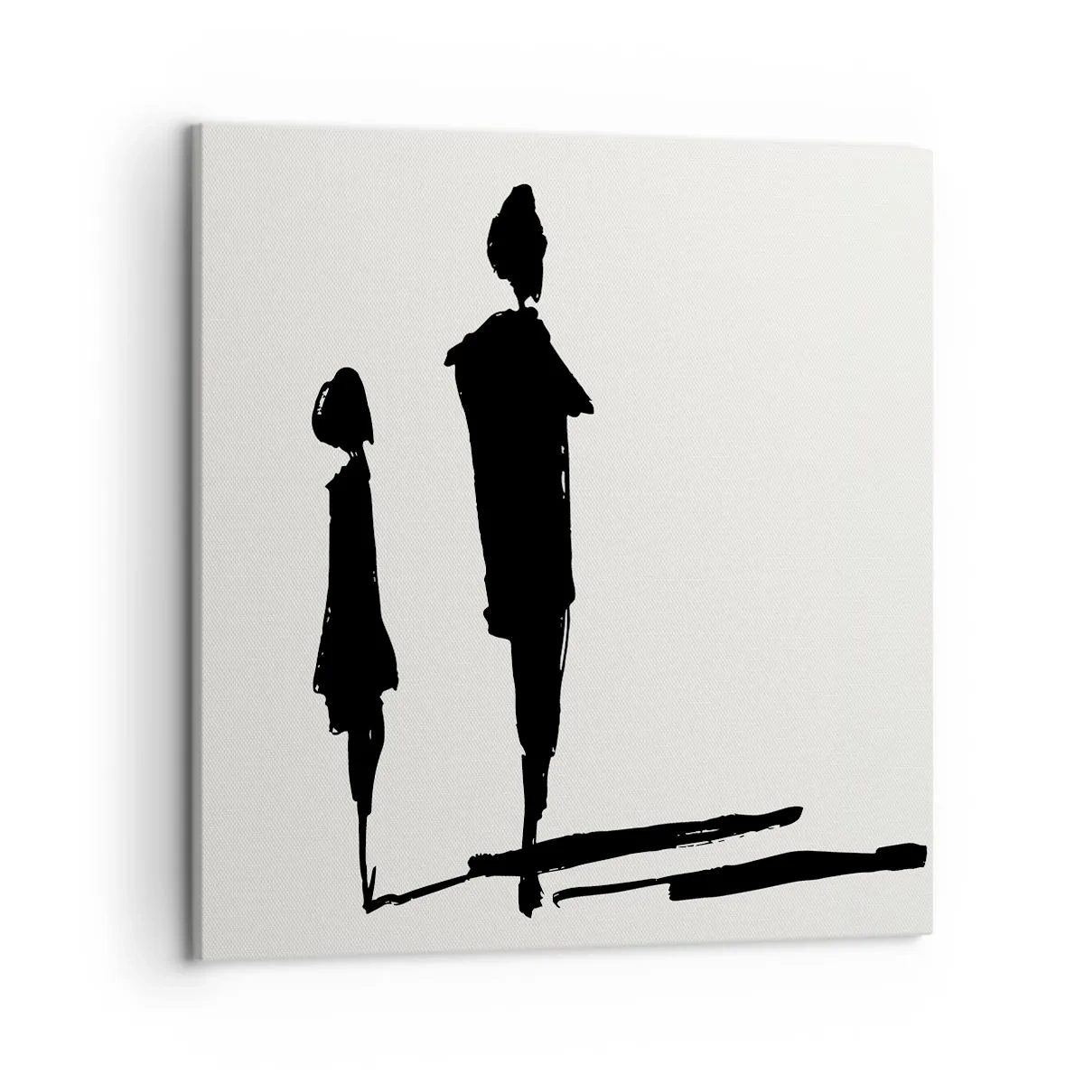 Canvastavla - Bild på duk - Säkert tillsammans? - 50x50 cm