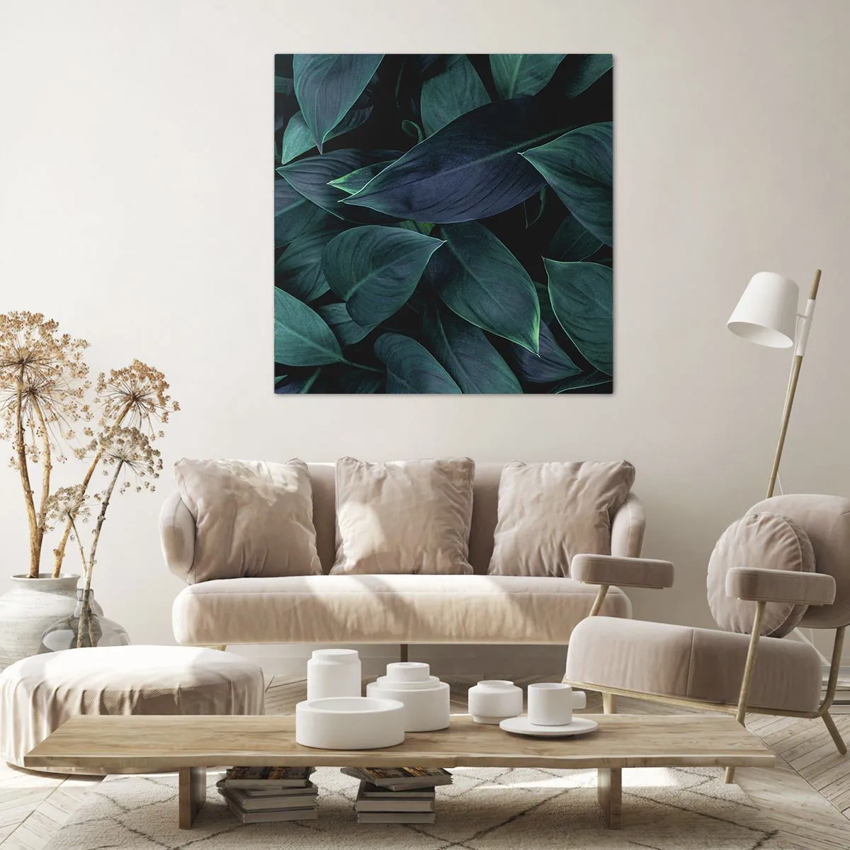 Canvastavla - Bild på duk - Grönskan själv - 60x60 cm