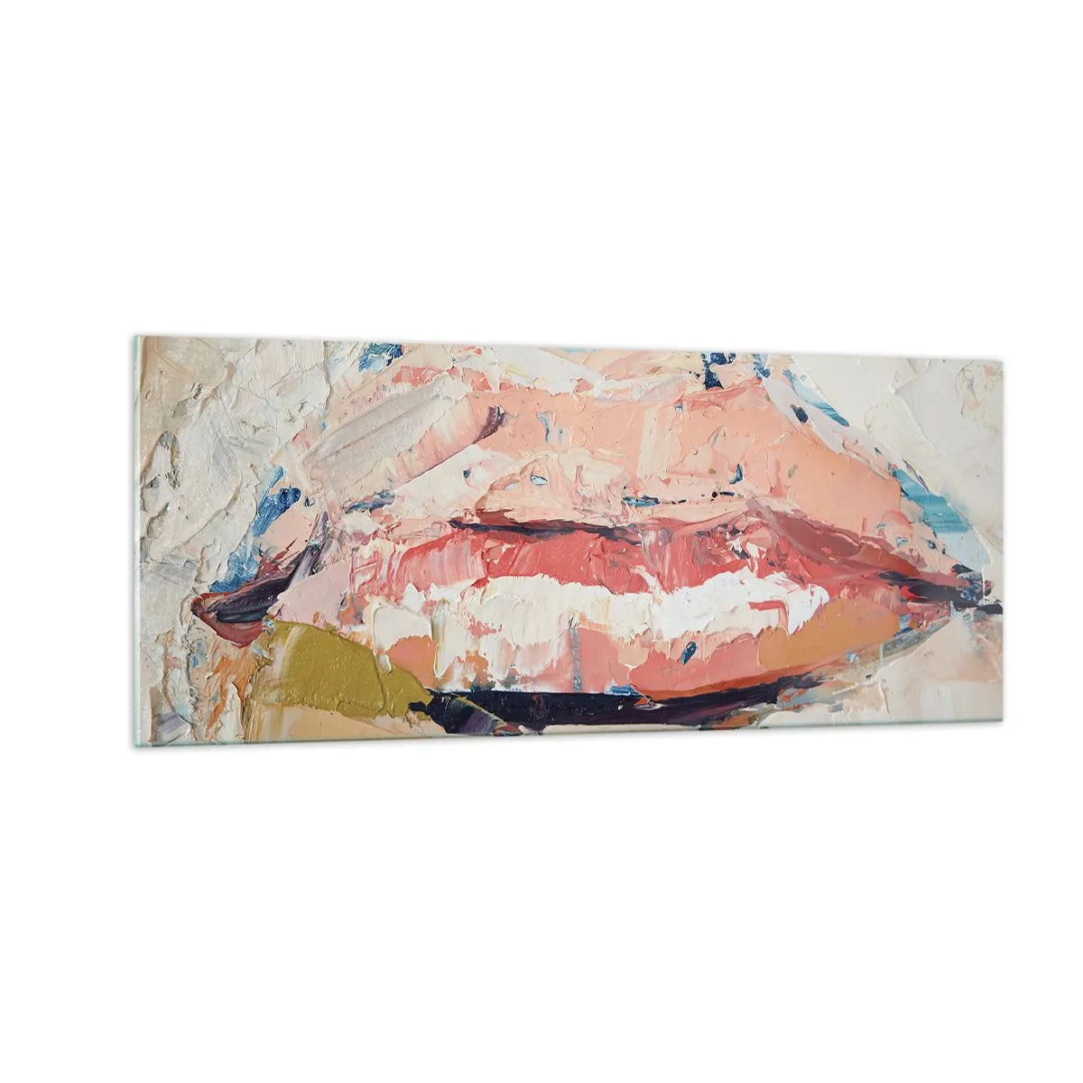 Glastavla - Bild på glas - Väcker sinnen - 100x40 cm