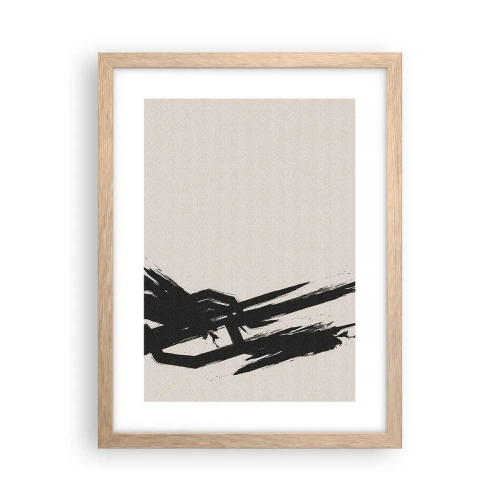 Affisch i ram av ljusek - En ostoppbar rörelse - 30x40 cm