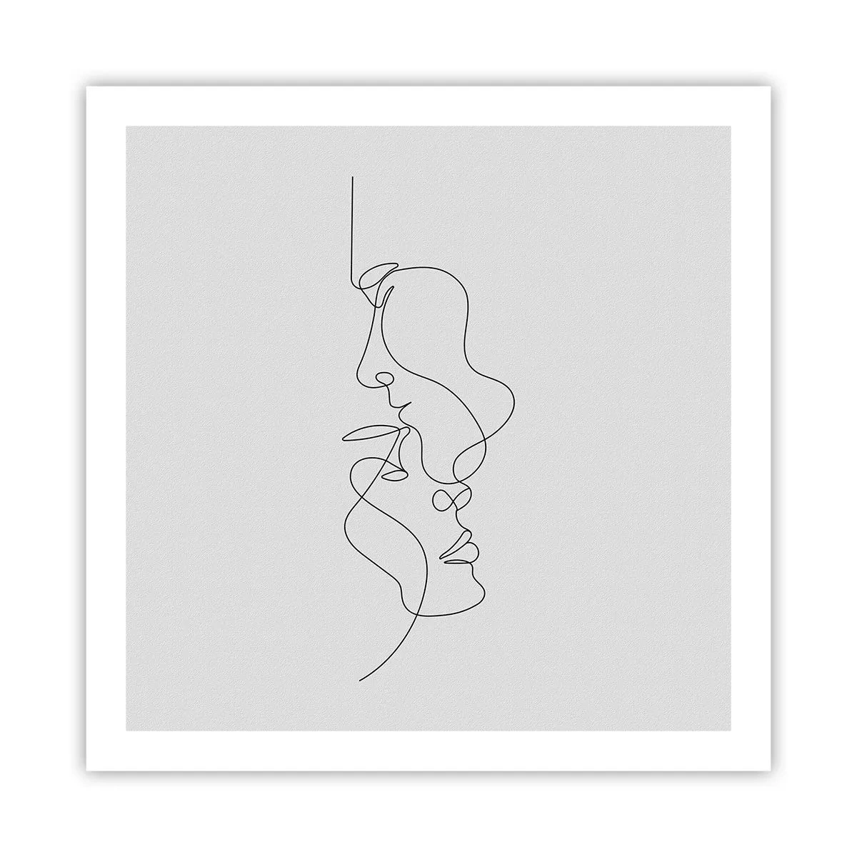 Affisch - Sentimentala lustens glöd - 60x60 cm