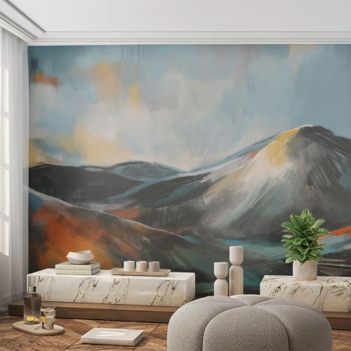 Fototapet Premium Canvas - Råa och vackra - Bit, Berg, Landskap - 500x350 cm