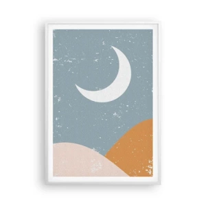 Affisch i vit ram - Många nätters under - 70x100 cm