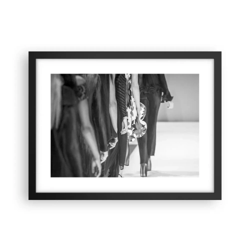 Affisch i svart ram - En elegant parad - 40x30 cm